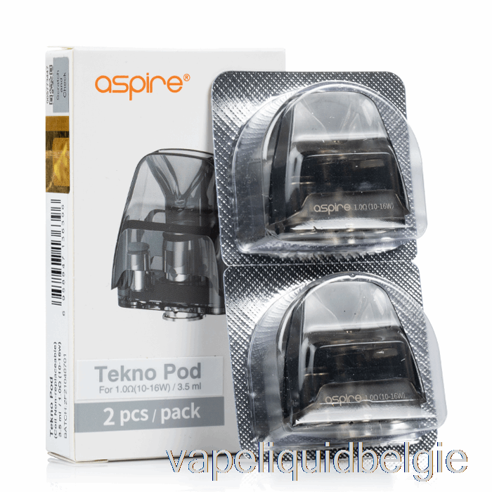 Vape Smaken Aspire Tekno Vervangende Pods [niet-vervangbare Spoel] 3,5 Ml Tekno Pod - 1,0 Ohm